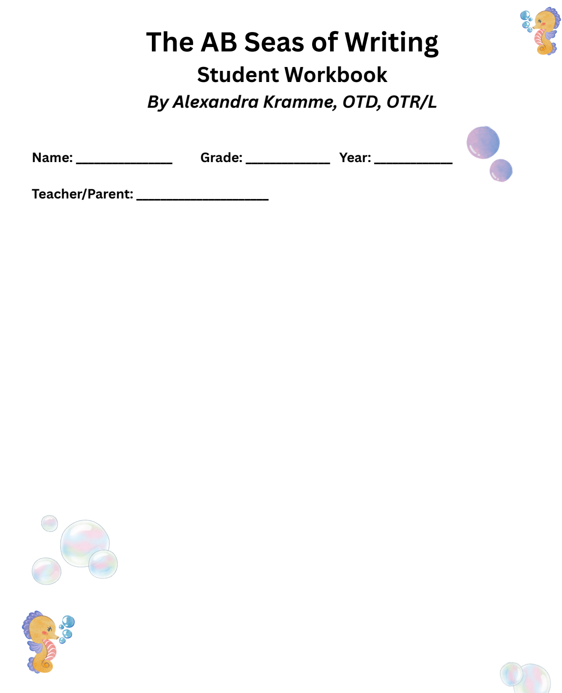 Student Workbook Download