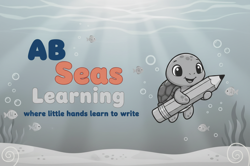 AB Seas Learning hero banner in greyscale